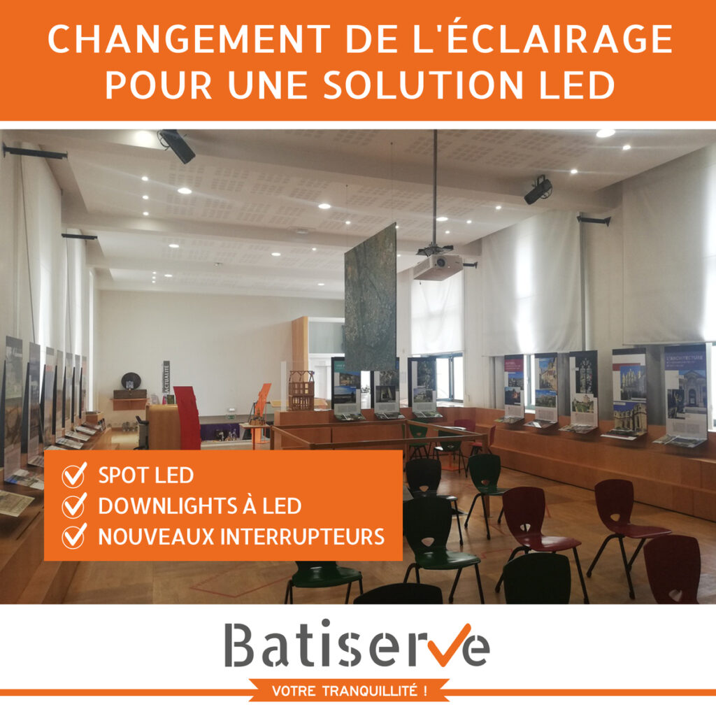 Remplacement LED Poitiers - Alimentation électrique - installation commande d'allumage